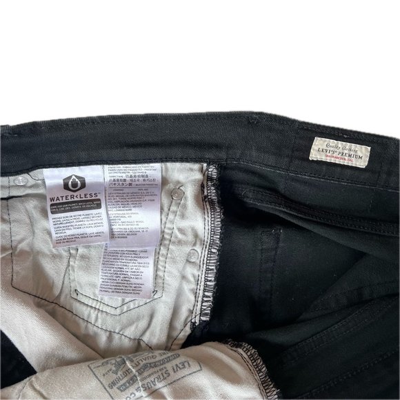 Levi's Signature 512 Slim Tapered Jeans - Black - Picture 5 of 5